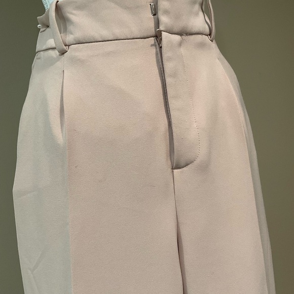 Zara pleated ankle Pants in Light Pink size M - Picture 3 of 8